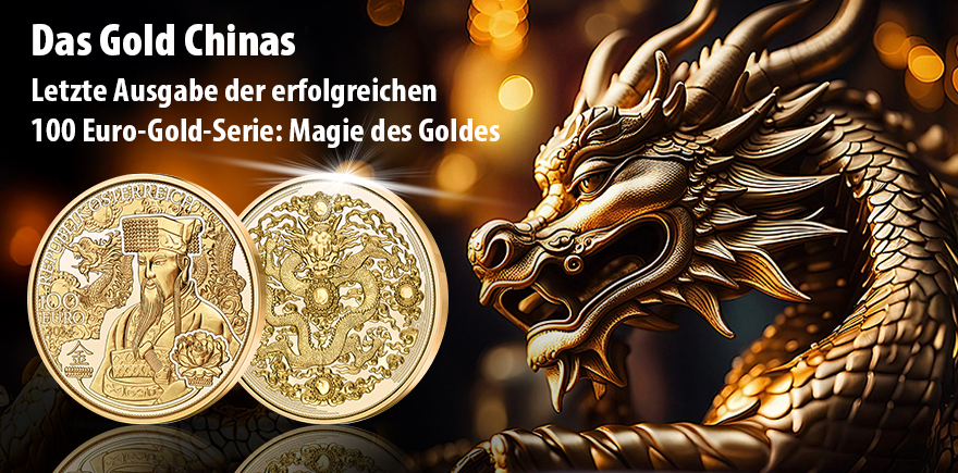 Österreich 100 Euro 2024 Das Gold Chinas