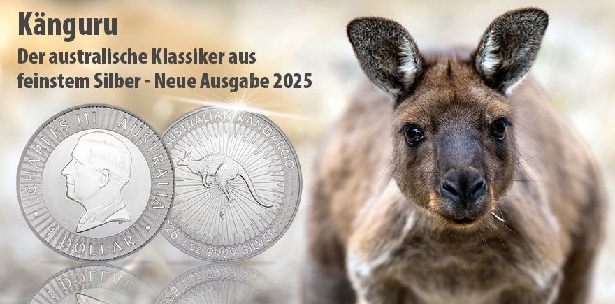 1 Unze Silber 2025 Australien Känguru