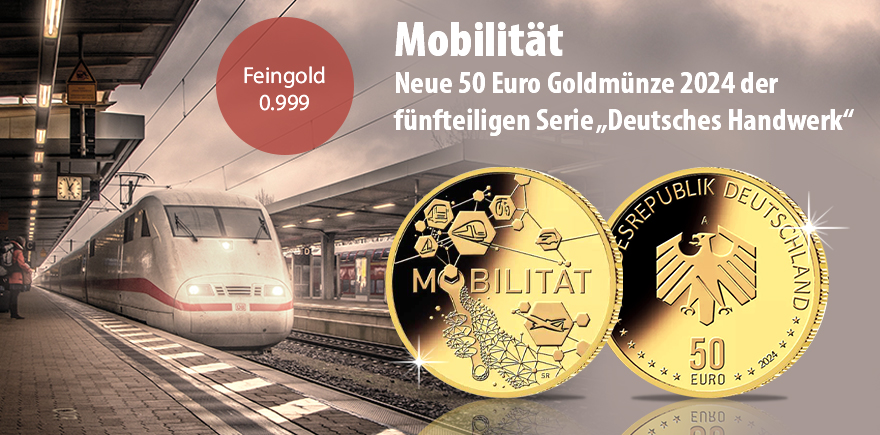 Deutschland 50 Euro Gold 2024 Mobilität