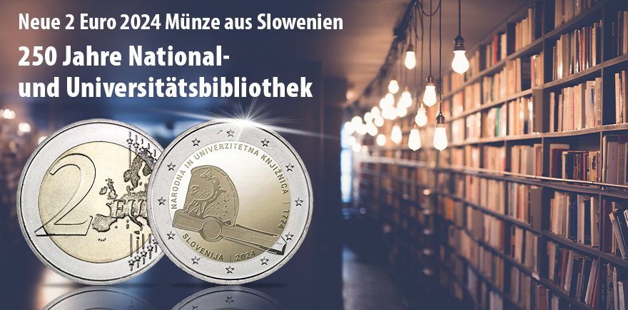 Slowenien 2 Euro 2024 National- und Universitätsbibliothek