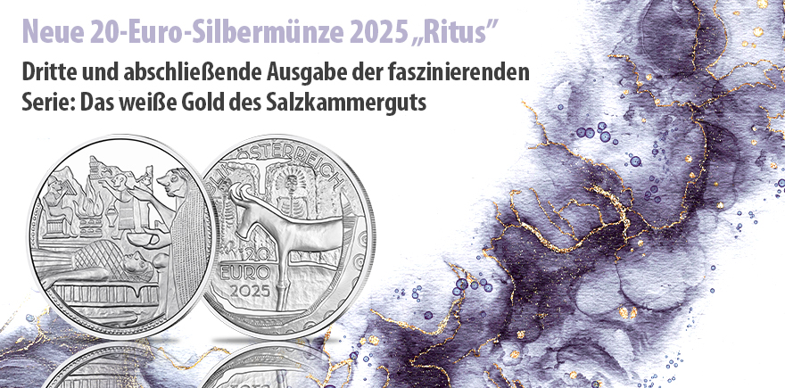 Österreich 20 Euro 2025 - Das Weiße Gold - Ritus