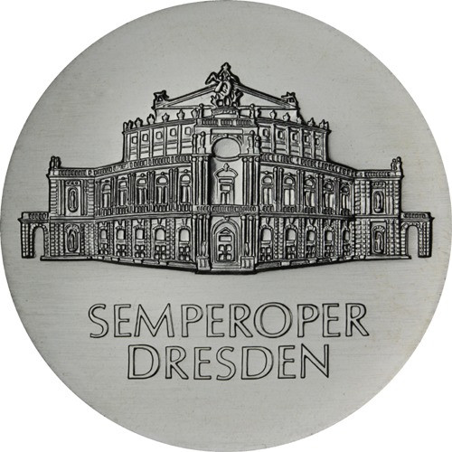 J.1600 - DDR 10 Mark 1985 - Semperoper in Dresden