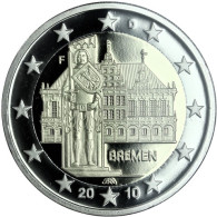 Deutschland 2 Euro 2010 Bremen Polierte Platte - Mzz. nach HISTORIA-Wahl   