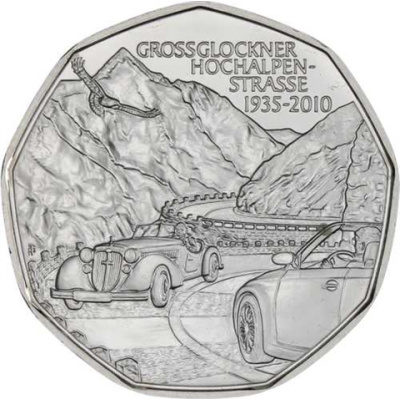 Österreich-5 Euro-2010-AGstgl-Grossglockner-RS