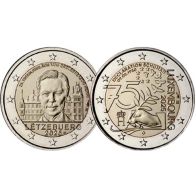 Luxemburg-2x2Euro-2025-Kombiangebot-Schuman-Henri-RS