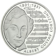 Deutschland 10 DM Silber 2001 Albert Gustav Lortzing