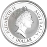 Australien-1Dollar-1997-AG-AUstgl-Kookaburra-VS