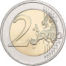 2 Euro Münze Lettland 2015 Ratspräsidentschaft der EU in Farbe