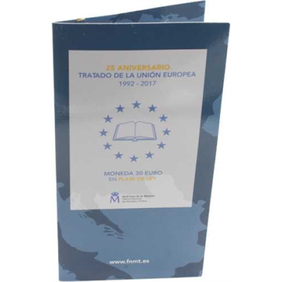 Spanien-30Euro-2017-25JahreEU-Folder-VS