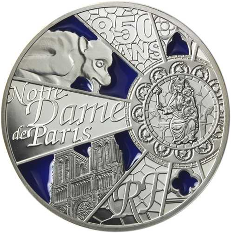 Frankreich 10 euro 2013 PP Notre Dame III