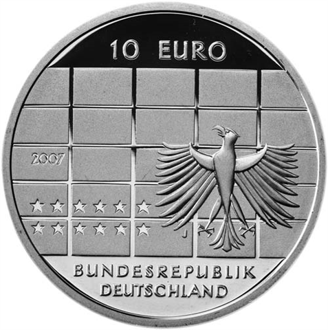 Deutschland-10-Euro-2007-PP-50-Jahre-Bundesbank-I