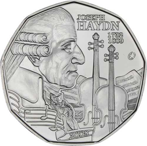 Österreich-5 Euro-2009-AGstgl-J.Haydn-RS