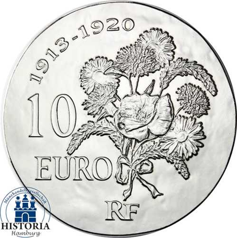 Frankreich 10 Euro 2015 PP Clovies - Raymaond Poincare I