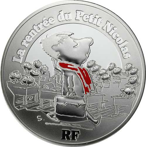 Frankreich 10 Euro 2014 PP Der kleine Nicolas - Schulbeginn  I