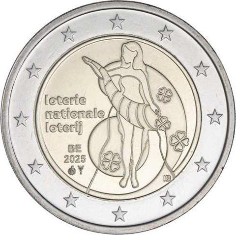 Belgien-2 Euro-2025-Stgl-Lotterie-RS