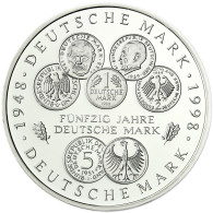 Deutschland 10 DM Silbermünze 1998 - 50 Jahre Deutsche Mark