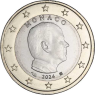 Monaco-1 Euro-2024-bfr-Kursmünze-RS