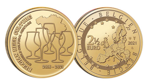 Belgien-2,5-Euro-2021-Bierkultur-IV