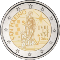 San-Marino-2Euro-2025-Sondermünze-Pilger-Der-Hoffnung