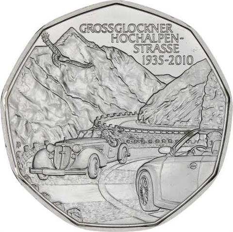 Österreich-5 Euro-2010-AGstgl-Grossglockner-RS