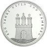 Deutschland 10 DM Silber 1989 - 800 Jahre Hafen und Hamburg-RS