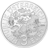 Österreich-3Euro-2025-Sammlermünze-Leuchtkalmar-VS