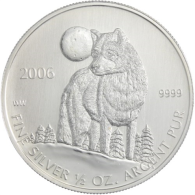 Kanada-1Dollar-2006-AGstgl-Wolf-RS-1