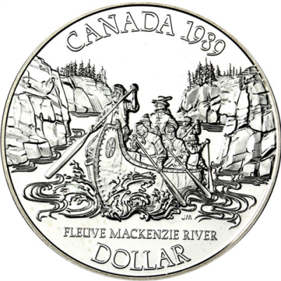 Kanada1Dollar1989MackenzieRiver