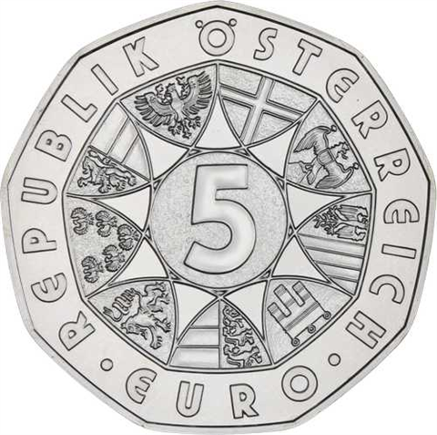 Österreich-5 Euro-2016-AGstgl-Feldhase Dürer-RS