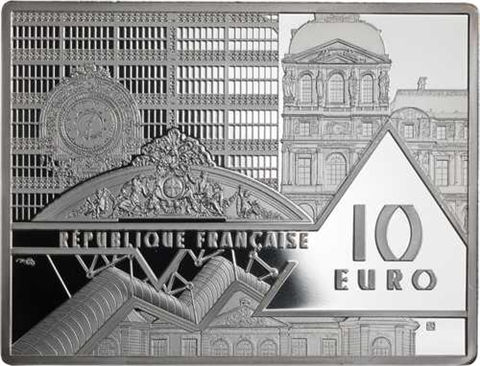 Frankreich-10 Euro-2021-AGpp-Dali La Persistance de la Memoire-RS