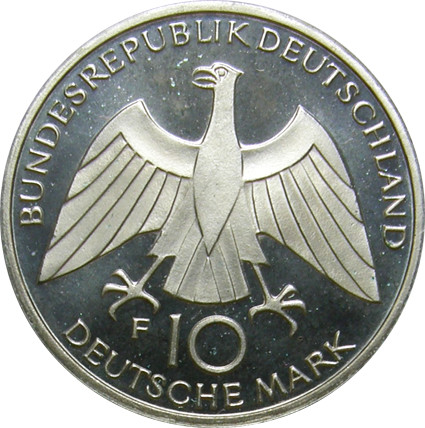 Deutschland-10DM-1972-AGstgl-oly.-verschlungeneArme-RS