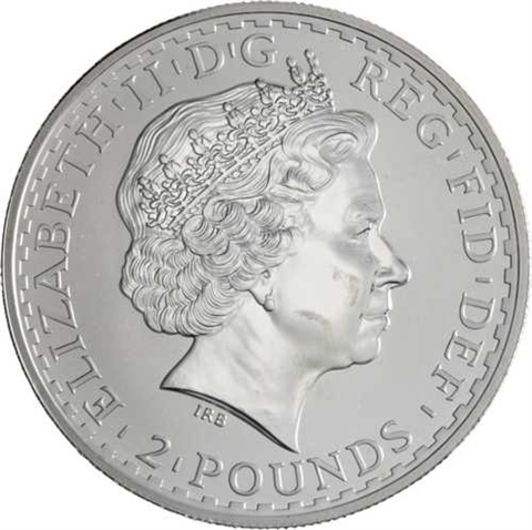 Großbritannien-2 Pfund-2006-AGstgl-Britannia-Farbe-RS