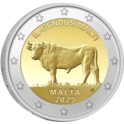 Malta-2Euro-2025-bfr-CuNi-Ochse-rs