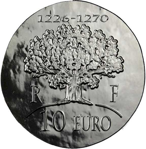 Frankreich 10 Euro 2012 PP Ludwig IX. I