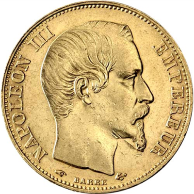 Frankreich-50Francs-Napoleon-1855-1859-RS