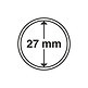  Münzkapseln Innendurchmesser 27 mm per 100 Stück