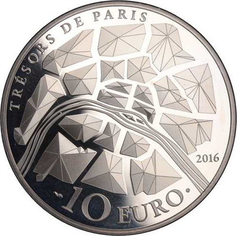 Frankreich-10Euro-2016-AGpp-InstituteLaFrance-Etui