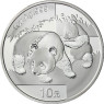 China 10 Yuan Silber 2008  Panda