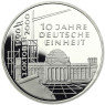 Deutschland 10 DM Münze 2000 PP - Deutsche Einheit