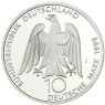 Deutschland Adler 10 DM Silber 1999 Johann Wolfgang von Goethe - Kulturstadt Weimar 