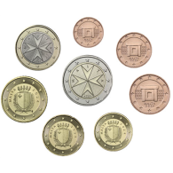 Malta-3,88Euro-2024-Kursmünzen-1Cent-2Euro-RS