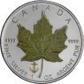 Kanada-5Dollar-2007-AGstgl-MapleLeaf-hellgrün-RS