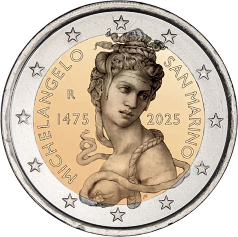 San-Marino-2Euro-2025-Stgl-Michelangelo-RS