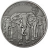 3 Unzen Silber 2013 Elefanten - Afrika Antique Finish Silver Ounces