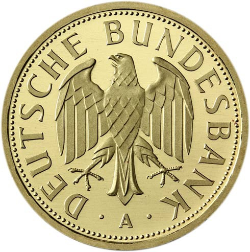 J.-481-Deutschland-1-DM-Gold-2001-stgl.-Mzz-A