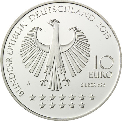 Otto von Bismarck 10 Euro 2015 PP 