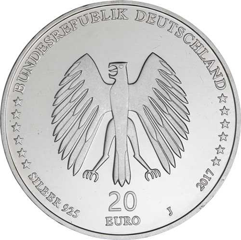 Deutschland-20Euro-2017-AGstgl-Bremer Stadtmusikanten-RS