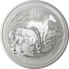 10 Oz Silber Jahr des Pferdes Australien Lunar II 2014