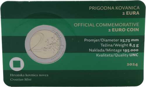 Kroatien-2 Euro-2024-bfrCC-Altstadt von Varazdin-RS