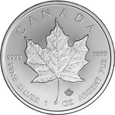 Kanada-5Dollar-2025-AGstgl-Maple Leaf-RS